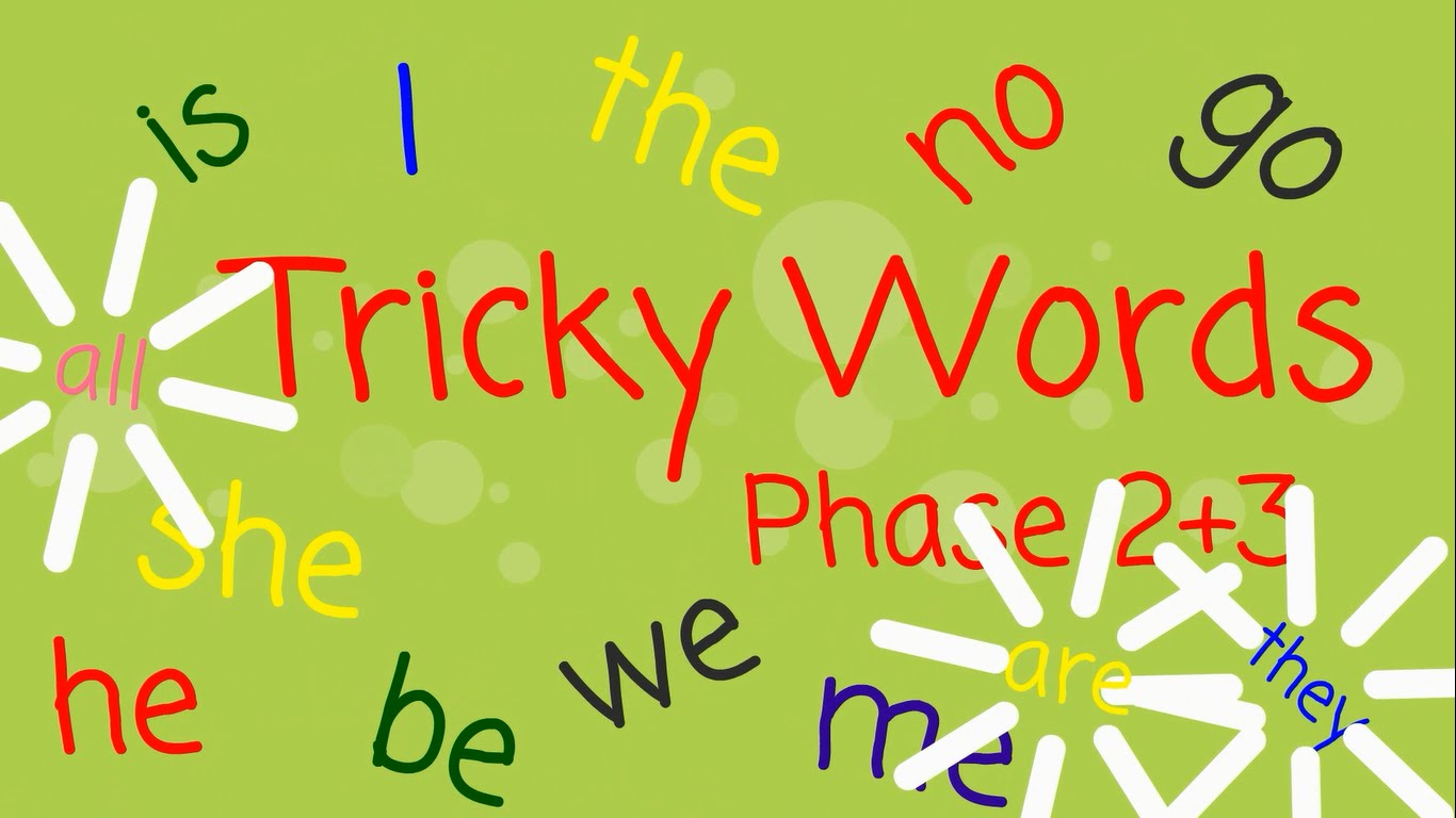 worksheet 4 phonics year reception   children word' Pakeman 'Tricky list for